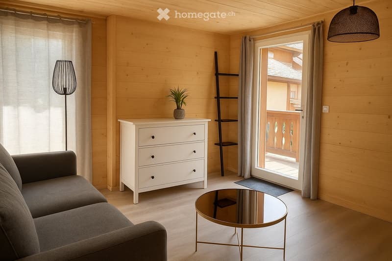 Joli appartement 2 pèces à Villars-sur-Ollon (Chesières) (2)
