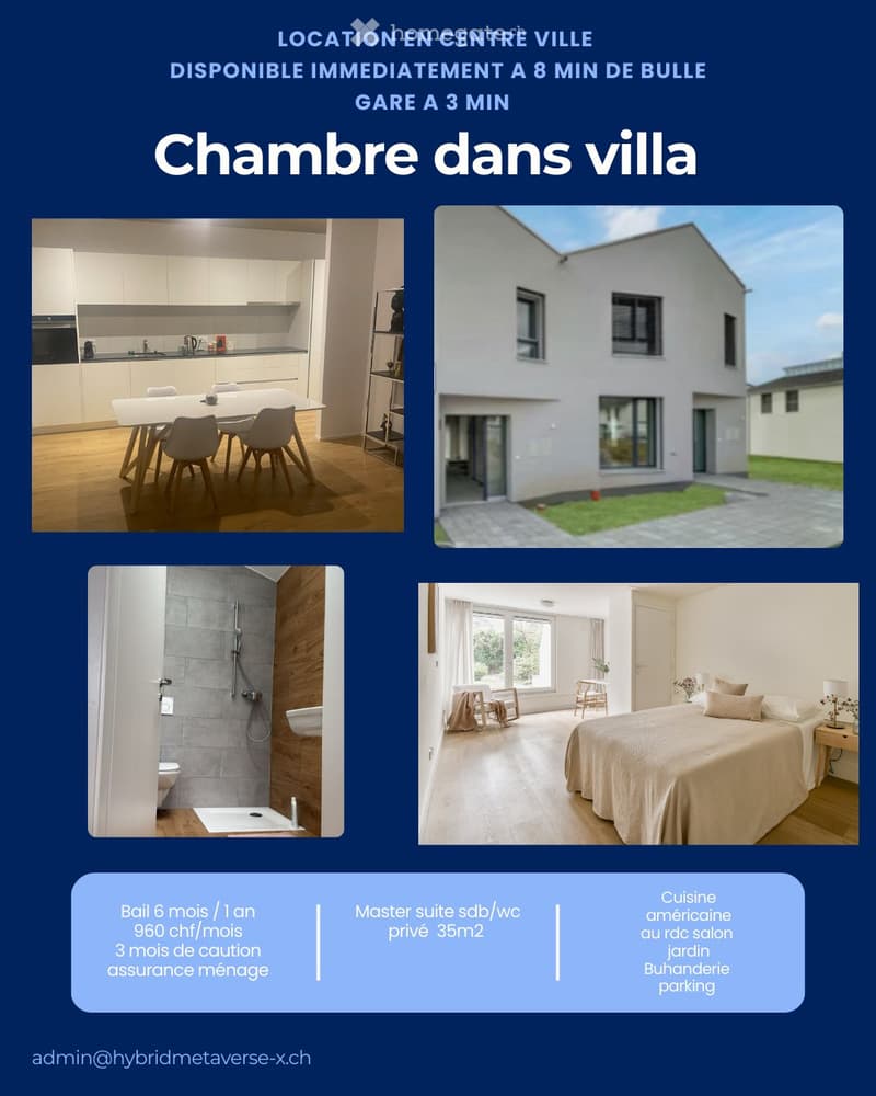 disponible Co- LOCATION Chambre privée dans villa 1er mai (2)