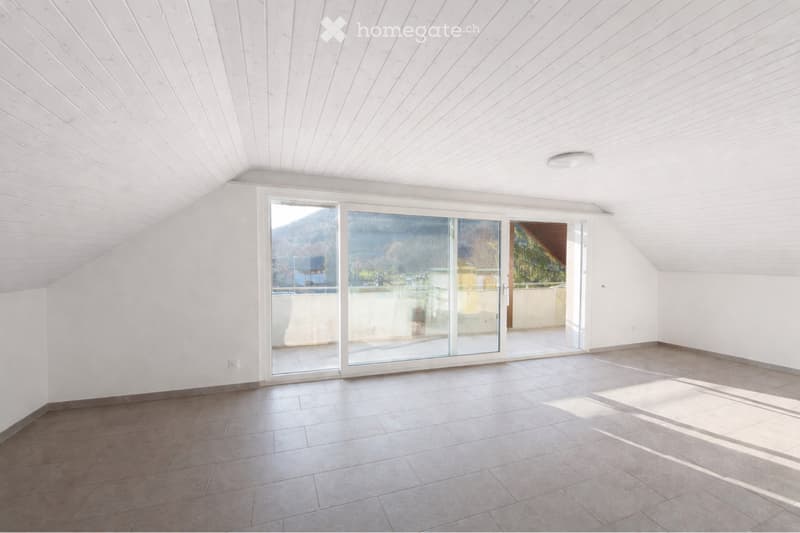 Frisch modernisierte Dachwohnung mit Aussicht, inkl. Garage (2)