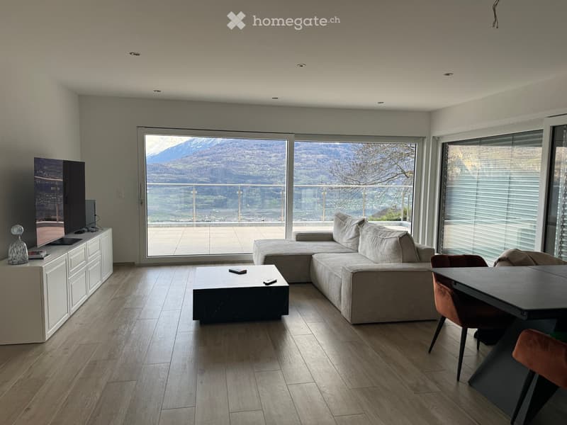 Bel appartement à louer à Savièse, vue, terrasse, garage (2)