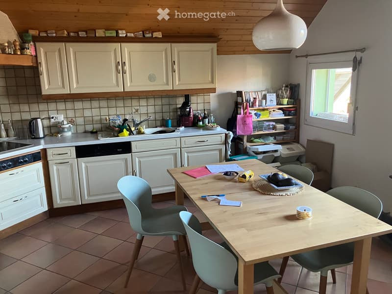 1,5 p à louer dans grand appartement+cheminée et jardin (2)