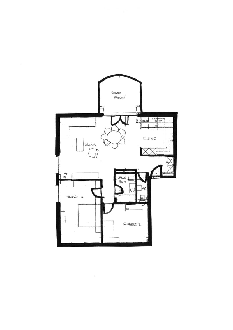 App. 3,5 pces + mezzanine avec vue à louer à Cressier (5)