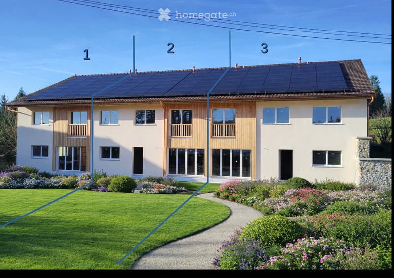 Maisons mitoyennes dans un écrin de verdure (1)