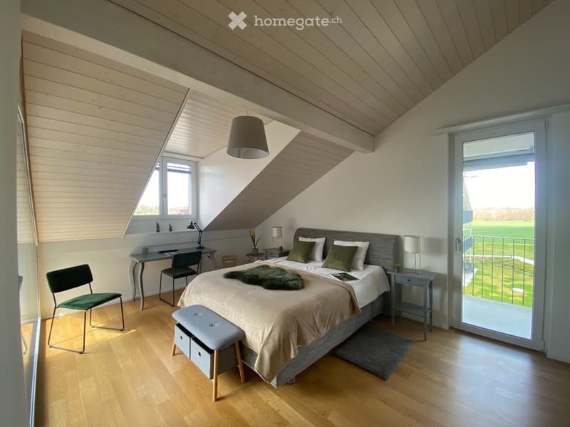 Charmant appartement en attique / 3.5 pieces / 2 balcons (4)