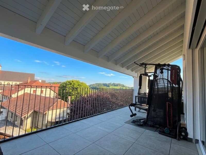 Apparemment lumineux 3.5 pièces avec balcon de 28m2 (5)
