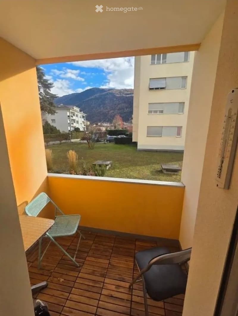 Studio meublé à louer à Martigny. Reprise de bail. (2)