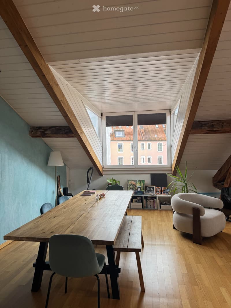 Appartement traversant en sous-location 6 mois Eaux-Vives (2)