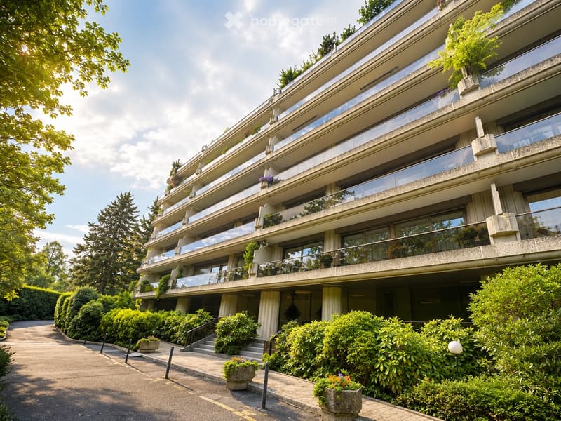 Magnifique 5.5p avec vue verdure et piscine - Champel (4)