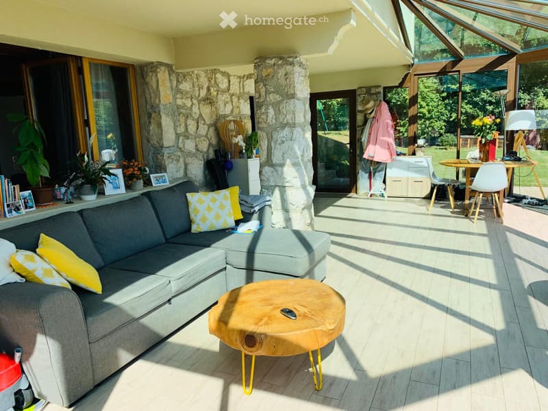 Arzier - Magnifique appartement avec jardin et véranda (2)