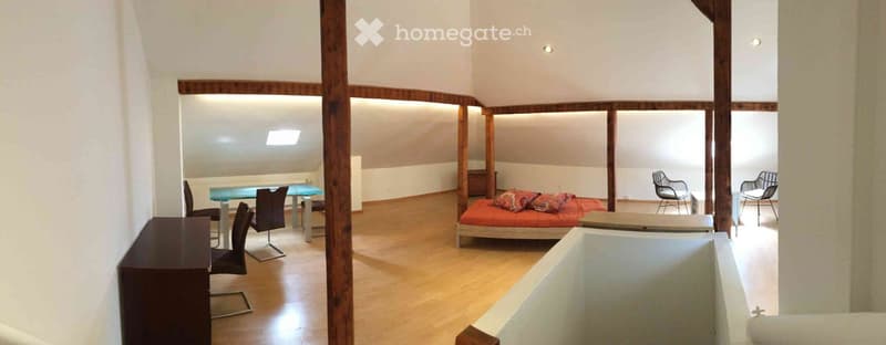 Möblierte Einzimmer-Mansardenwohnung im Quartier Breite (3)
