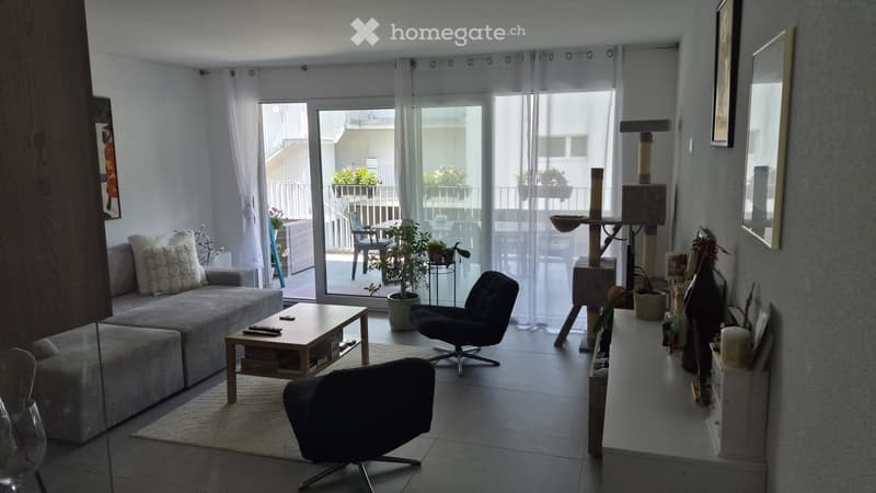 Appartement neuf, 2.5 p. avec balcon et jardin privatif (2)