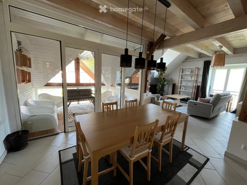 Duplex 4,5 pièces avec loggia et garage  proche Yverdon (2)