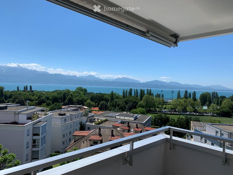 Haut standing, vue exceptionnelle sur le lac et les montages (1)