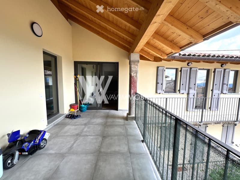 BESAZIO: APPARTAMENTO 4.5 LOCALI DUPLEX IN CORTE (5)