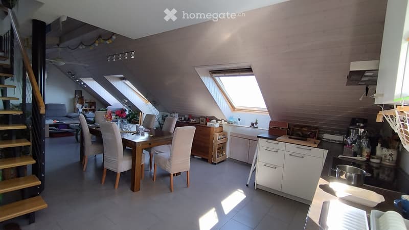 Appartement confortable 4,5p 110 m2 dans un village calme (4)