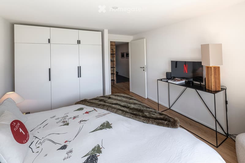 Magnifique appartement alpin avec terrasse & jardin à Gryon (5)