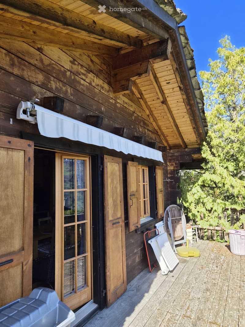 3 Zimmer Chalet in Bruson mit Bauland  493 m2 zu verkaufen (5)