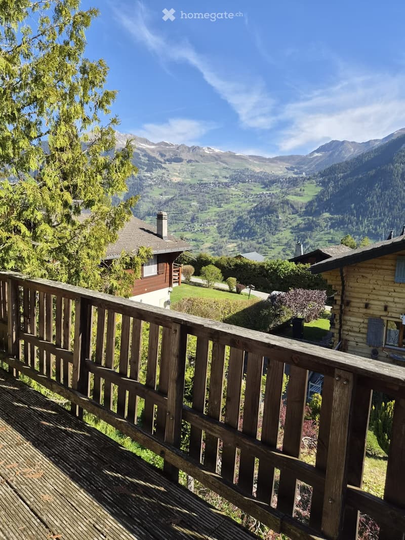 3 Zimmer Chalet in Bruson mit Bauland  493 m2 zu verkaufen (3)
