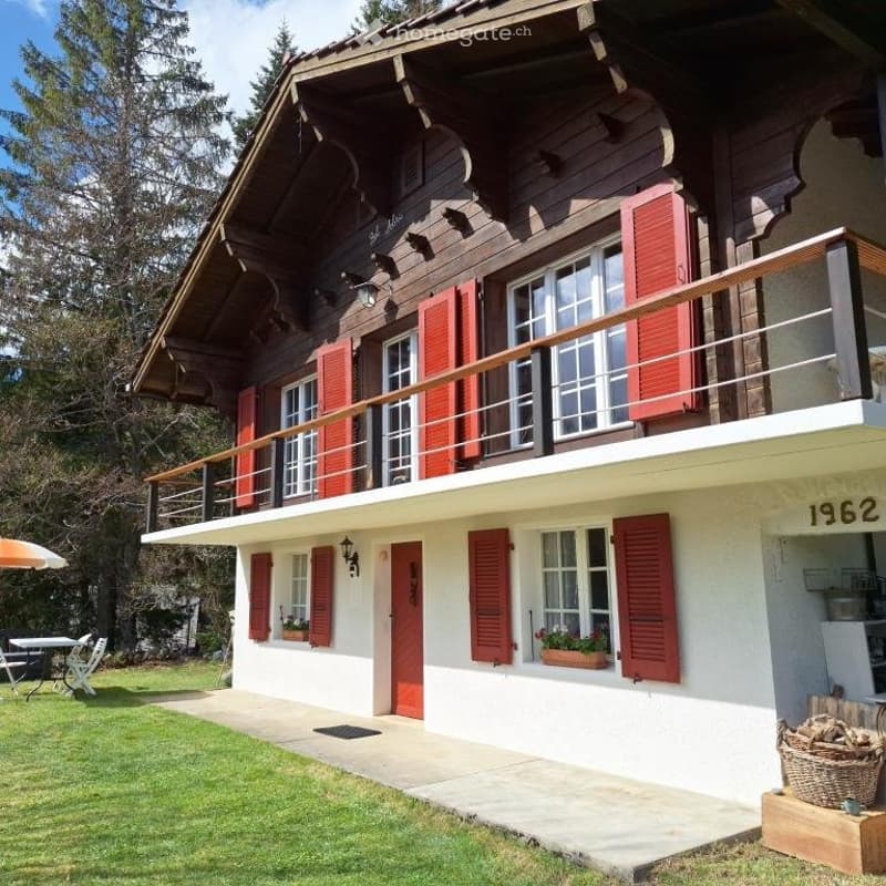 CHARMANT CHALET avec vue panoramique à St-Cergue (8)