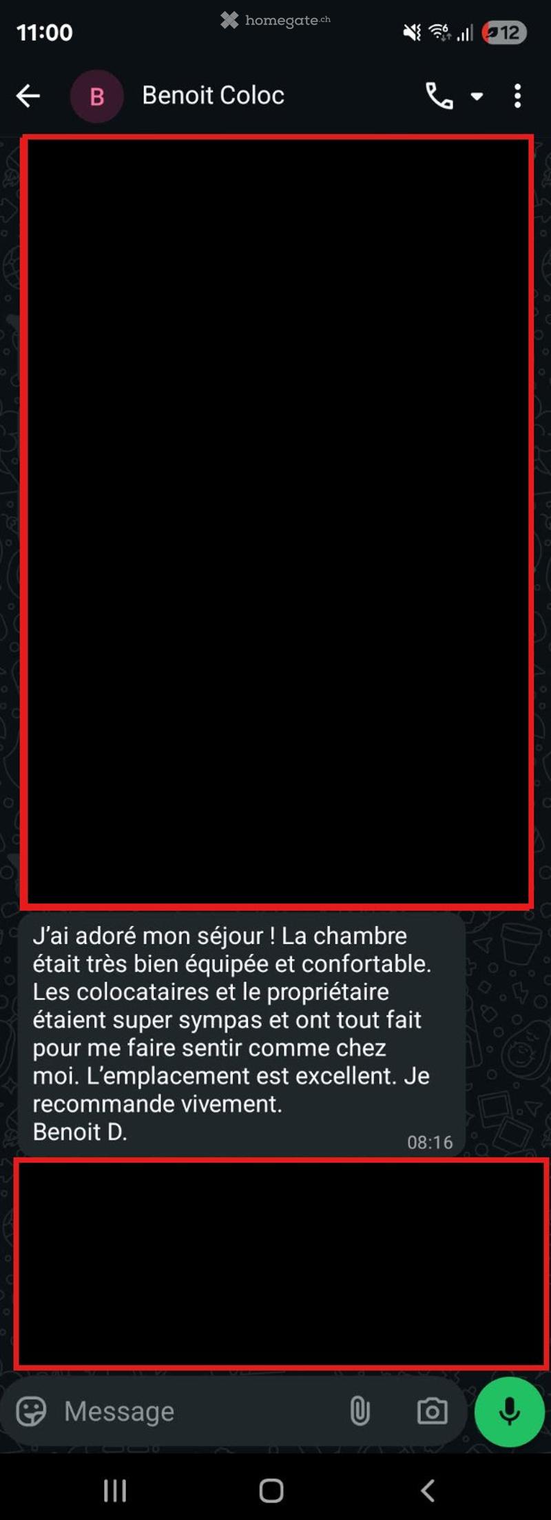 Co/location chambre individuelle meublée J/S/M 1010 Lausanne (5)