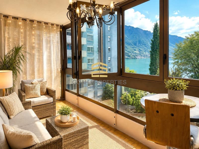 Magnifique 2.5 pièces avec grand balcon à deux pas du lac (1)