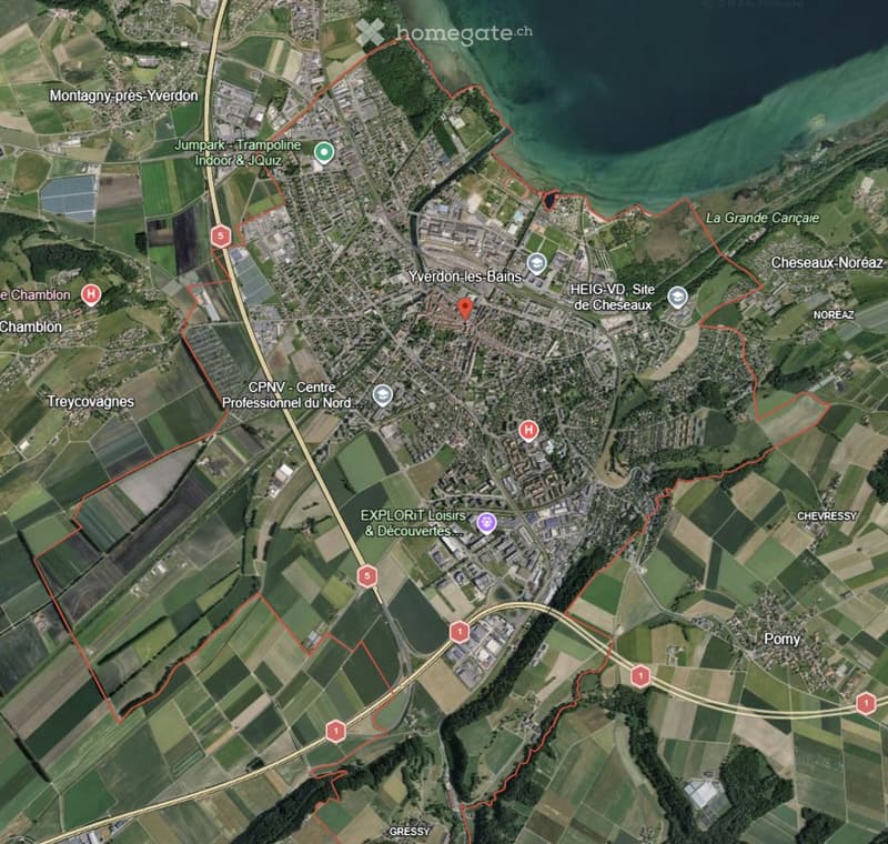 Recherche appartement ou maison à louer à Yverdon-les-Bains (1)