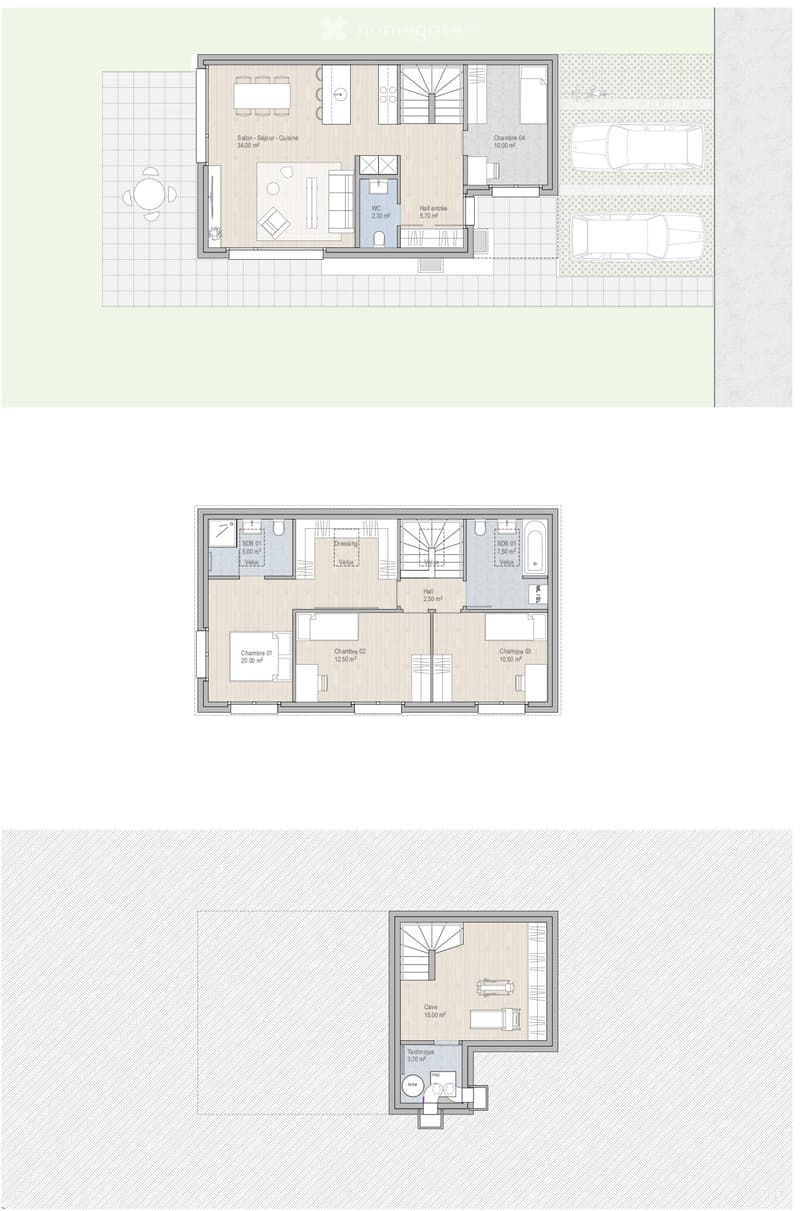 NOUVEAU - Charmantes villas individuelles, belle vue dégagée (5)