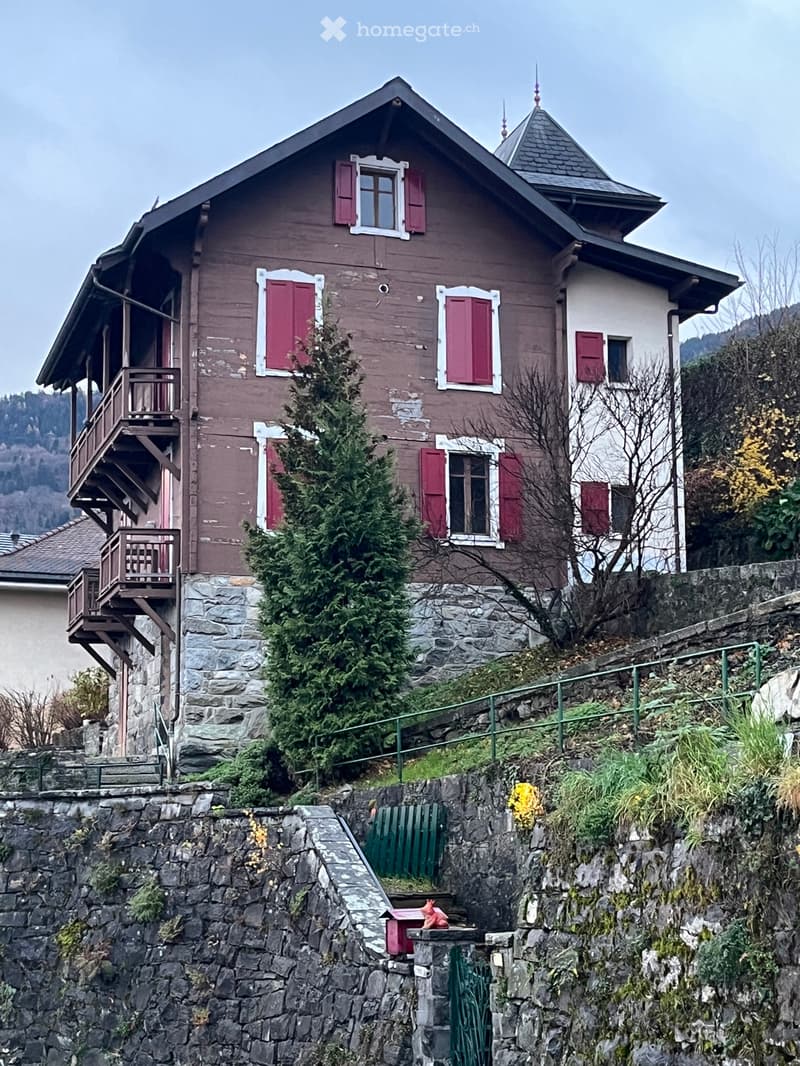 Charmante maison atypique, à 5 min. du centre de Monthey (1)