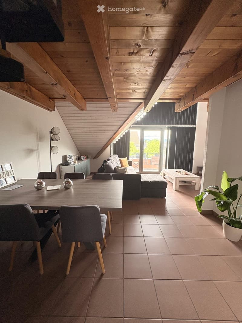 Beau duplex en attique à louer à Gland (3)