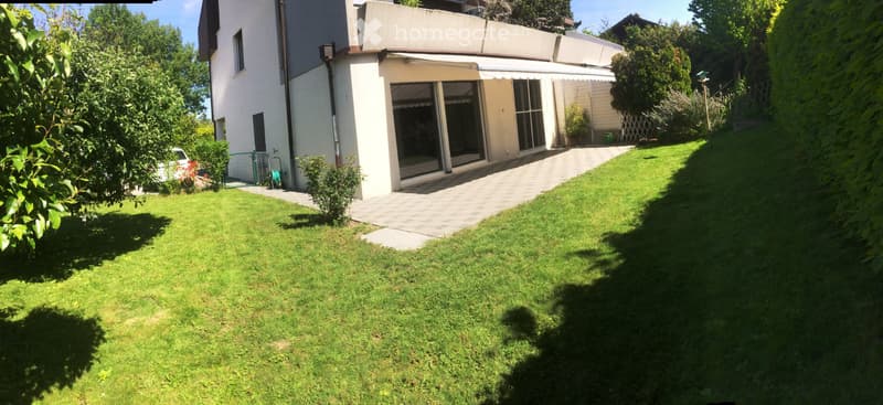 A louer appartement 3.5 pcs avec Jardin à Portalban (1)