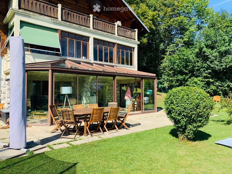 3,5 pcs - Plain-pied vue lac & Alpes, jardin 350 m² - Arzier (2)
