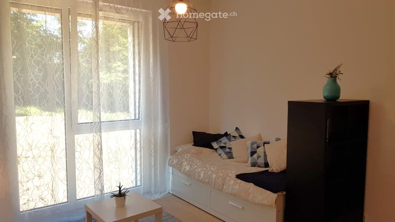 Studio meublé à louer 25m² + parking proche Lausanne / EHL (4)