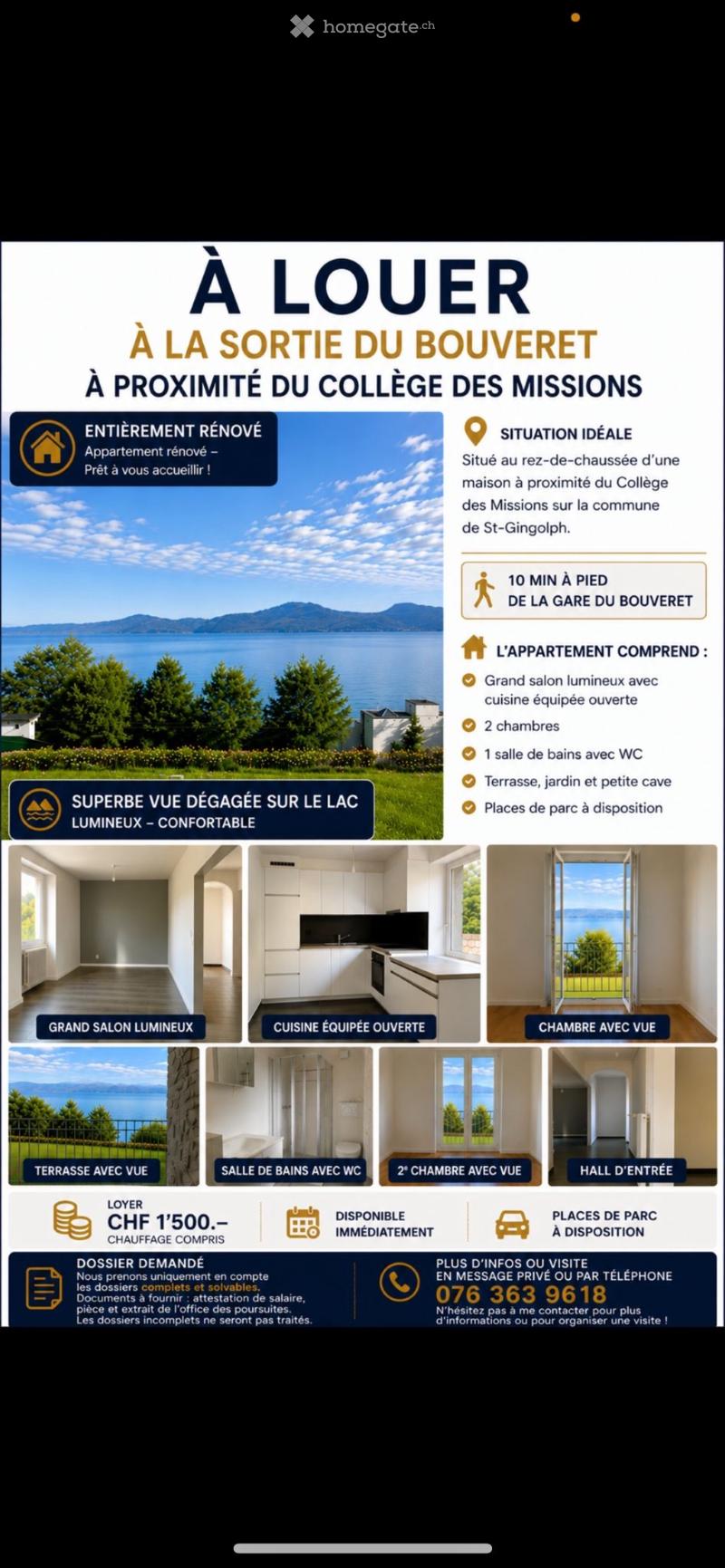 Appartement à louer dans une villa de deux appartements (1)