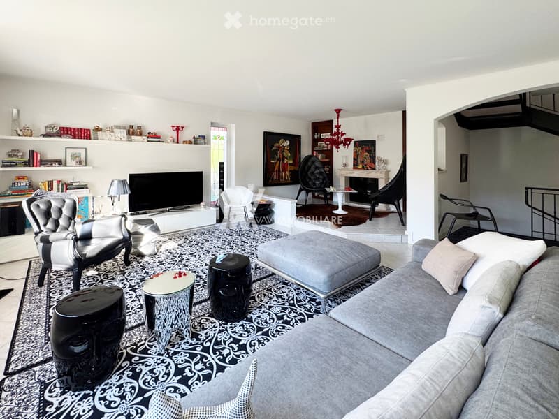 RANCATE-MENDRISIO: SPLENDIDA CASA UNIFAMILIARE (1)