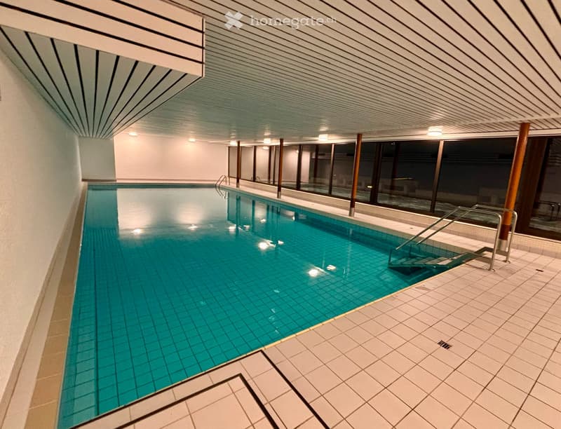 Studio meublé à Nendaz avec piscine et vue montagne (5)
