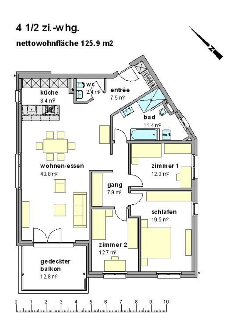 Moderne Wohnung in familienfreundlichem 6-Parteien-Haus (5)