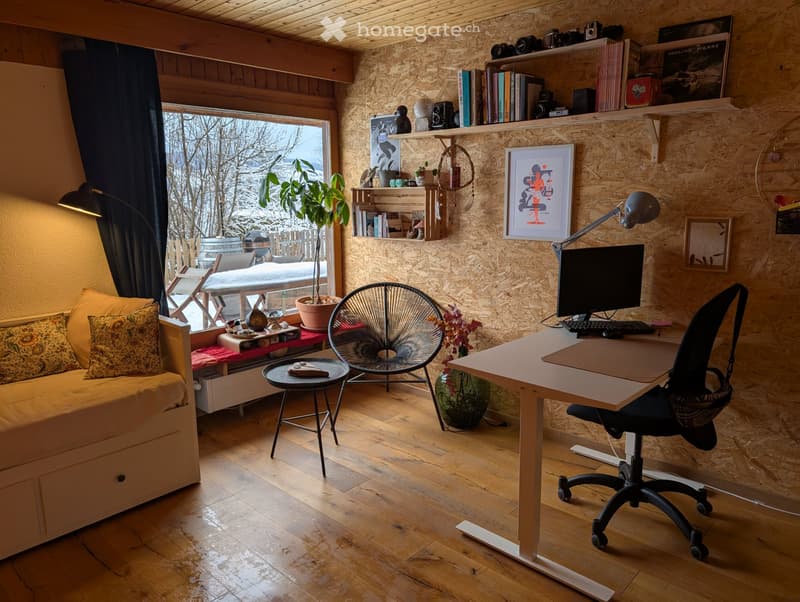 Maison villageoise 3 chambres, 1 bureau, grand exterieur (3)