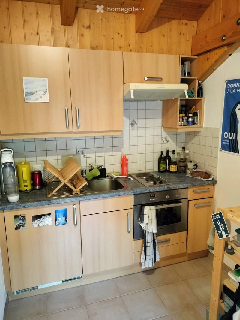 Studio Indépendant avec balcon et place de parc (2)
