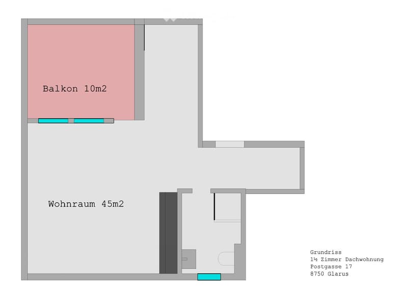 1 ½ Zimmer-Wohnung in Glarus (5)