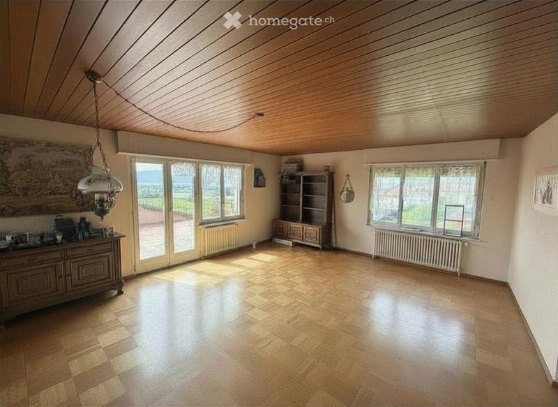 Appart. 3.5p, 110m2, parking et vue lac (Durée déterminée) (2)