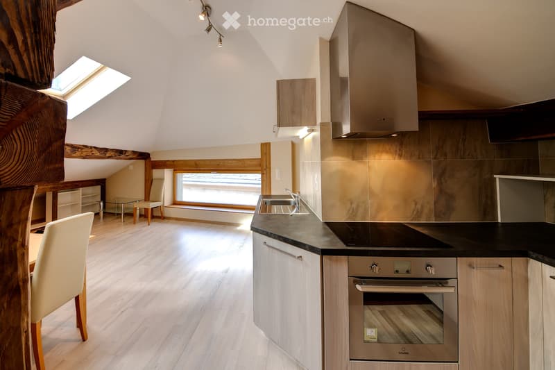 Superbe appartement 2 chambres dans le centre de Sembrancher (5)