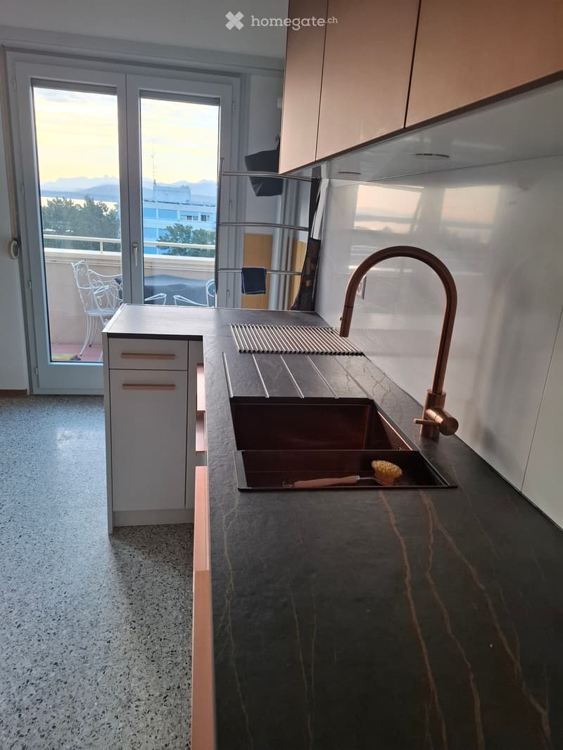 Appartement meublé balcon Vue lac (4)