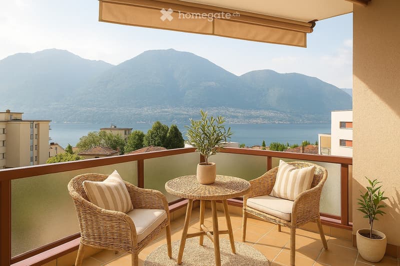 Magnifico appartamento all'ultimo piano con vista lago! (2)