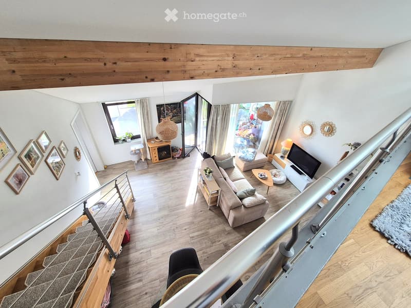 Superbe attique duplex 4,5 pièces à deux pas du lac (4)