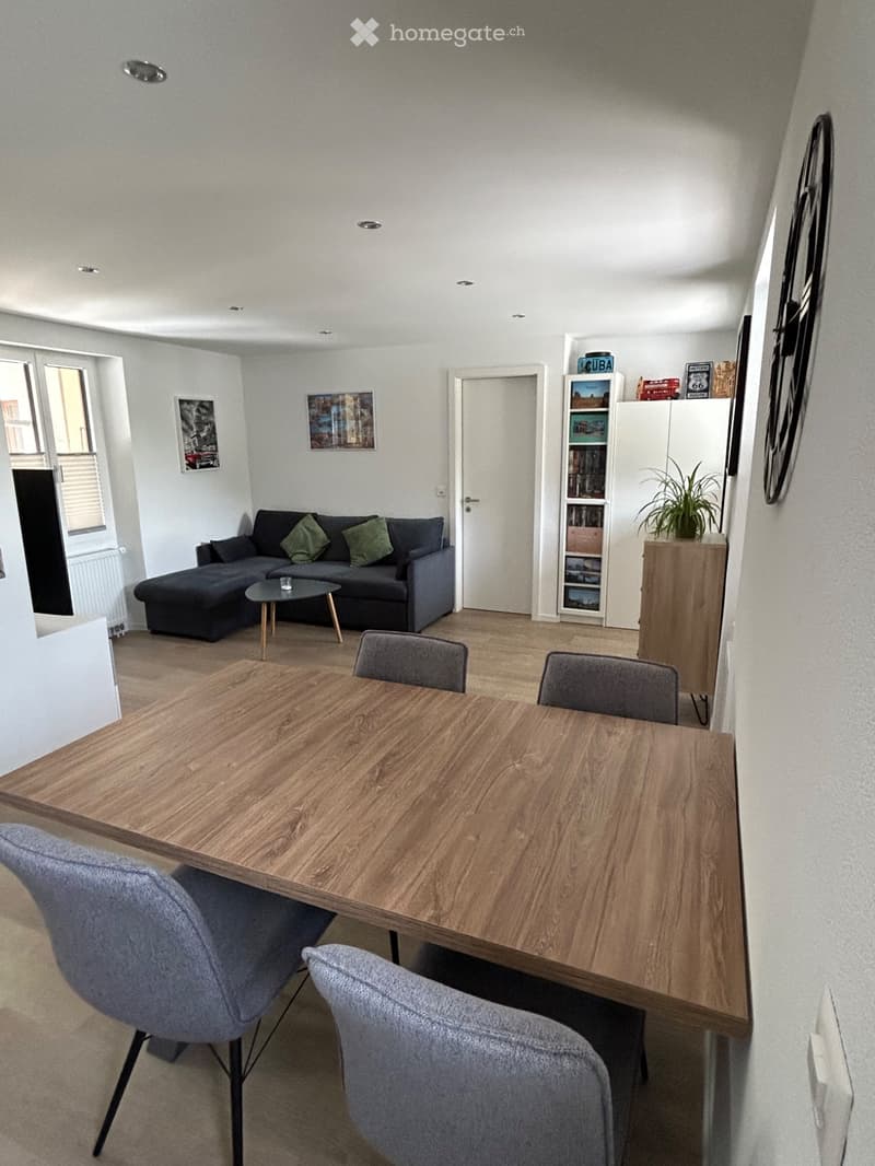 Moderne 2.5-Zimmerwohnung mit privatem Sitzplatz in Agarn (3)