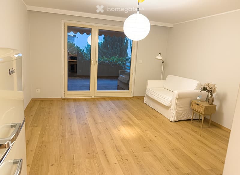 Frisch renoviertes 1.5-Zi Studio mit grosser Terrasse& Sauna (2)
