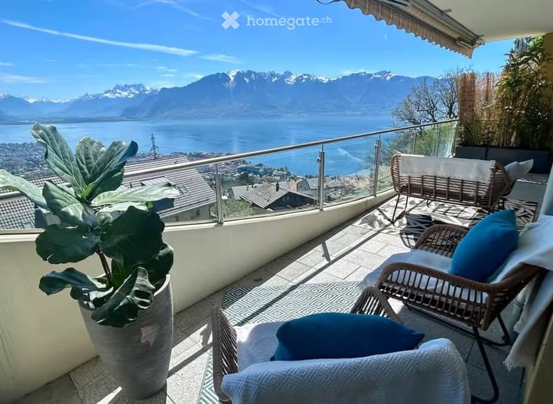 Magnifique appartement meublé avec vue sur Lac & Montagnes (1)