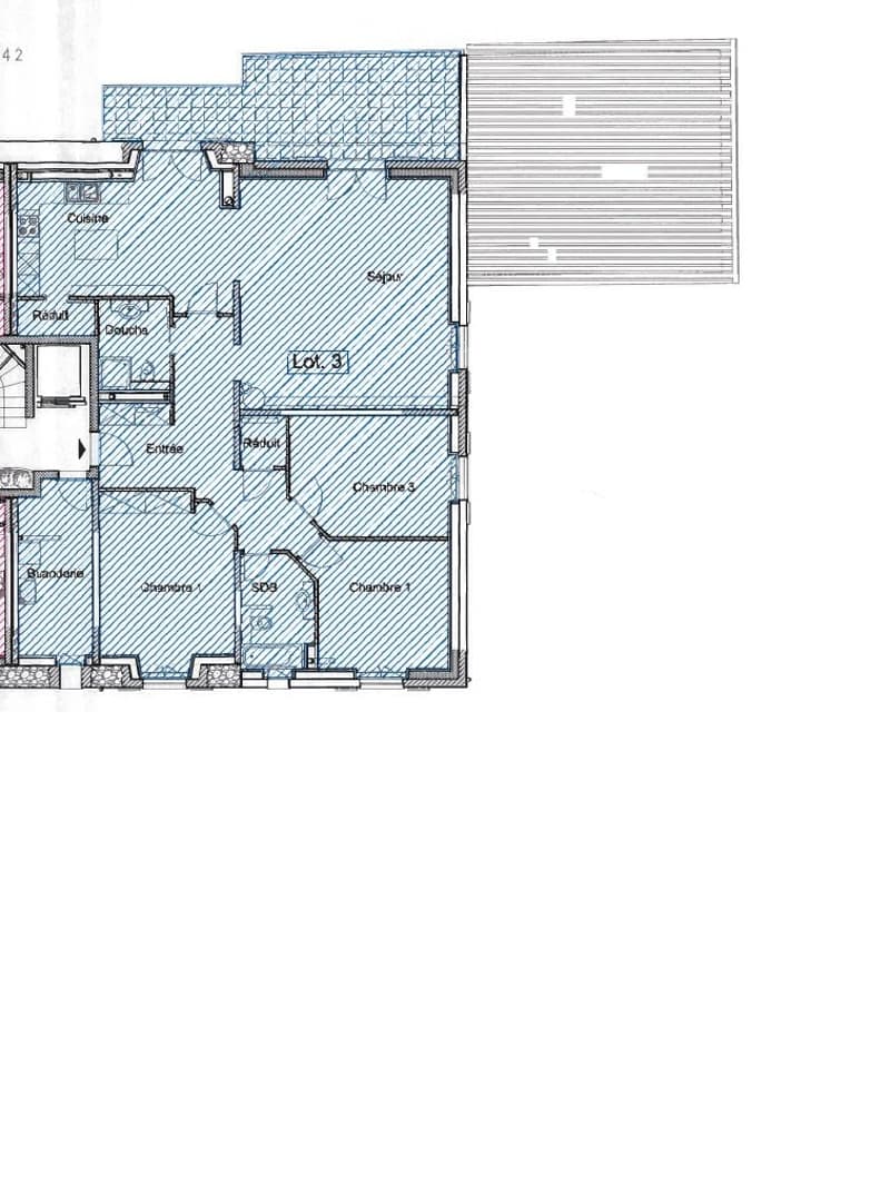 A remettre pour le 1er octobre, spacieux appartement de 4,5p (1)