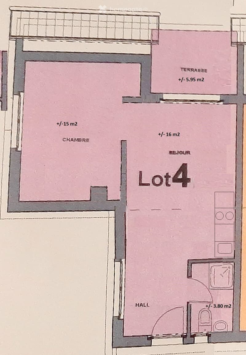 Studio rénové avec terrasse au centre de Crans-VD (5)