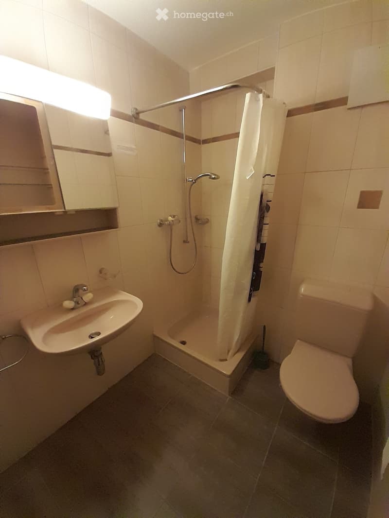 Charmant studio avec balcon à louer à Aproz (3)